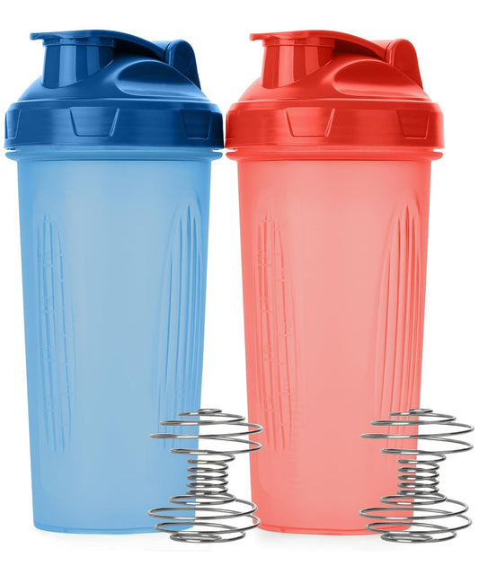 Mr. Pen Protein-Shaker-Flaschen, 2er-Pack, 28 oz, Auslaufsicherer Deckel mit Klappverschluss, Drahtkugel für klumpenfreies Mixen, Ideal für Proteinshakes, Smoothies und Nahrungsergänzungsmittel