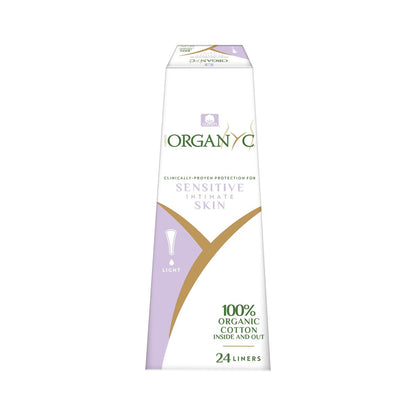 Organyc 100% Bio-Baumwolle Tanga Slipeinlagen, hautfreundlich, ultradünn, 24 Stück