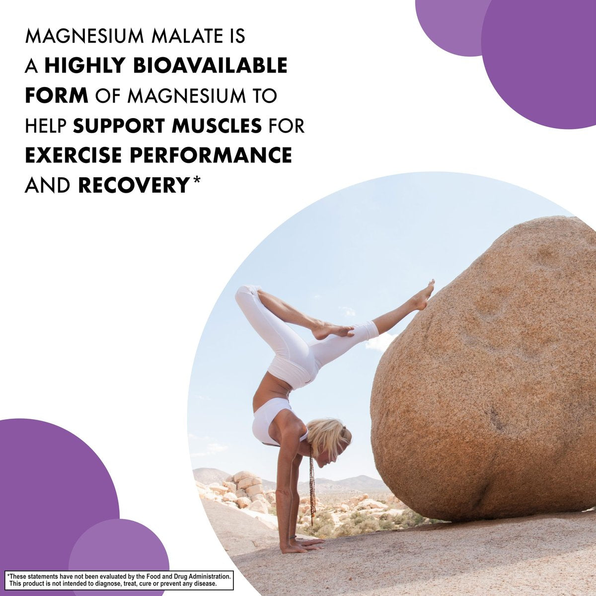 Bluebonnet Nutrition Magnesium Malat Kapseln – Unterstützt Energie, Muskel- und Gelenkgesundheit – Non-GMO, Vegan, Koscher, Glutenfrei, 90 Kapseln