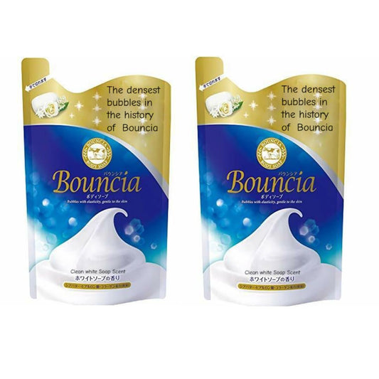 Cow Bouncia Body Wash, Weißseifenduft Nachfüllpackung – 360 ml (2er-Pack)