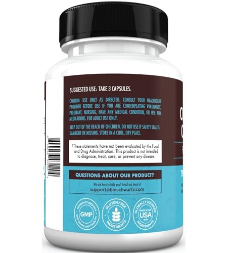 BioSchwartz Hydrolysiertes Multi-Kollagen mit Vitamin C, Biotin, Keratin und Hyaluronsäure – 135 Kapseln für Haut, Haare und Nägel