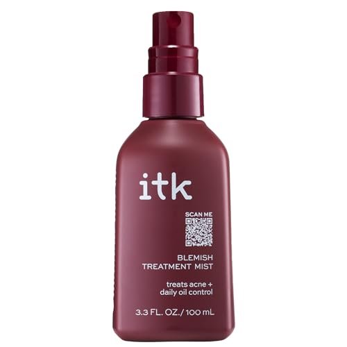 ITK Skincare 2% Salicylsäure Spray für Gesicht & Körper - Anti-Akne Behandlung für Körperakne, Rückenakne, Mitesser, Pickel & Unreinheiten - BHA Gesichtsnebel nach dem Training - 100 ml Sprühflasche