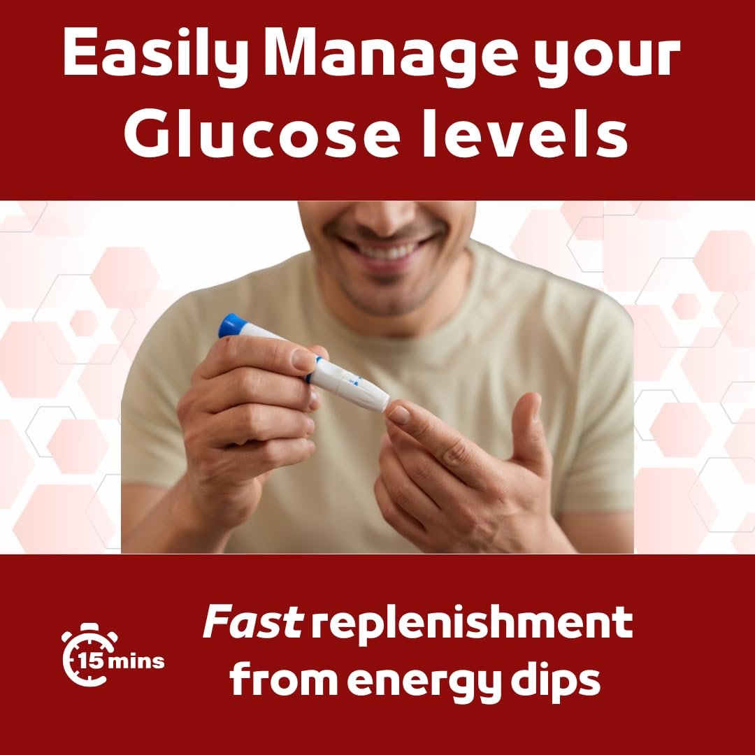 Elovate 15 Schnell wirkende Glukosepulver-Päckchen, Erdbeere – Sofortige Auflösung, kein Wasser nötig | 15 g reine Dextrose | Wasserfeste SlimPaks | Hergestellt in den USA | Glutenfrei (12er-Pack)