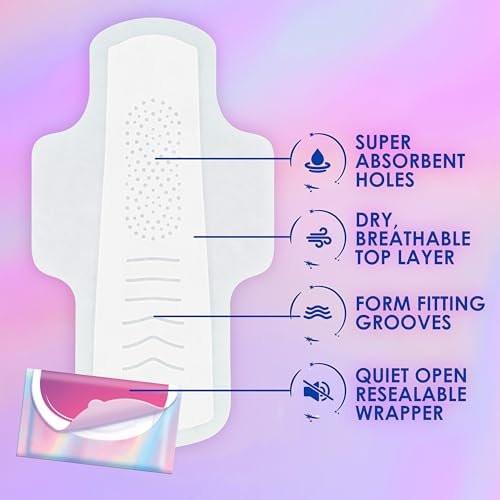 Always Pocket Flexfoam Pads Größe 2, Stark, mit Flügeln, 20 Stück