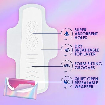 Always Pocket Flexfoam Pads Größe 2, Stark, mit Flügeln, 20 Stück