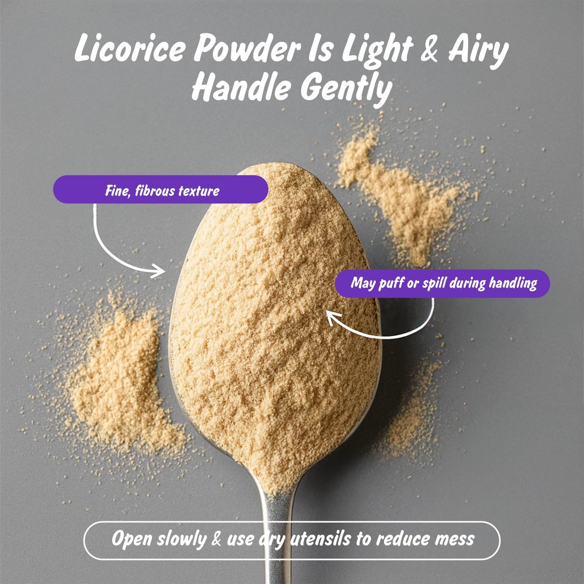 Spice Profile USDA Bio-Lakritzpulver, laborgeprüft auf Schwermetalle, wiederverschließbarer 4oz Beutel, Mulethi, Regaliz en Polvo