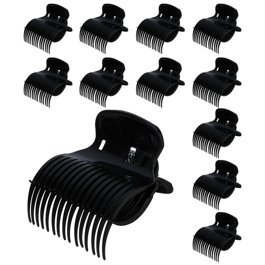 12-teilige Haar-Lockenclips - Vielseitige Roller-Clips für mühelose Locken und Wellen