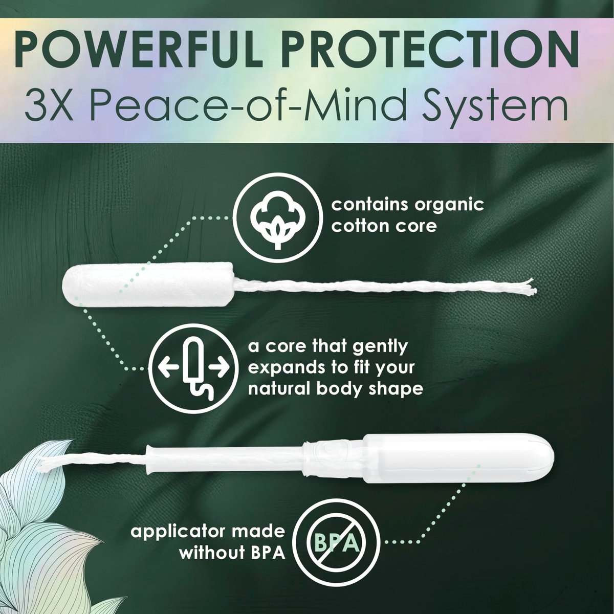 L. Baumwoll-Tampons Regular/Super Saugstärke Multipack, mit Bio-Baumwollkern, ohne synthetische Pestizide oder Duftstoffe, 84 Stück (2 Packungen à 42)