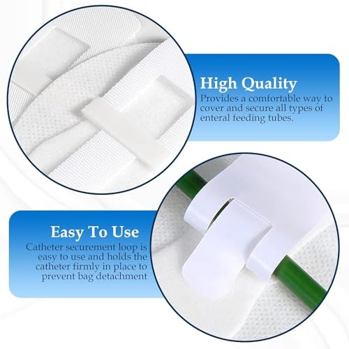 Foley-Katheter-Fixierungsband – Beinbeutelhalter für Katheter, 10er-Pack