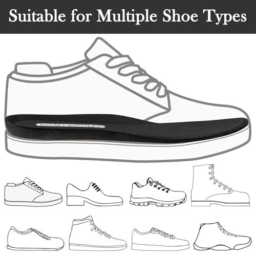 Endoto Schaumstoff-Einlegesohlen für Skechers Schuhe, Ersatz-Polster-Einlagen für Herren Sneaker für ganztägigen Fußkomfort (Größe: US Herren 9,5 - EU 42,5)