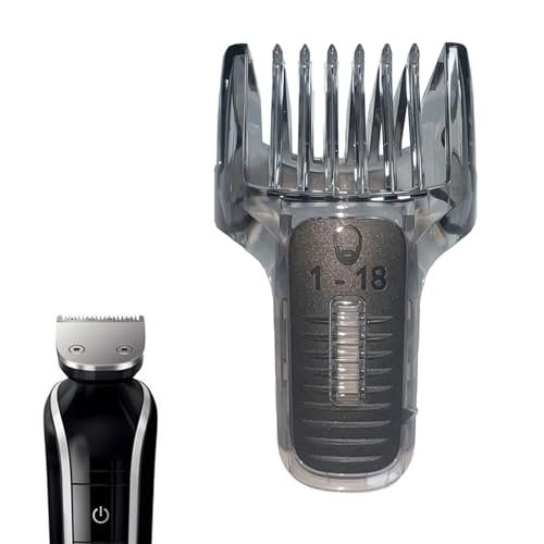Ersatzkamm 1-18 mm für Philips Norelco QuickGroom Modelle QG3330, QG3333, QG3340, QG3352, QG3360