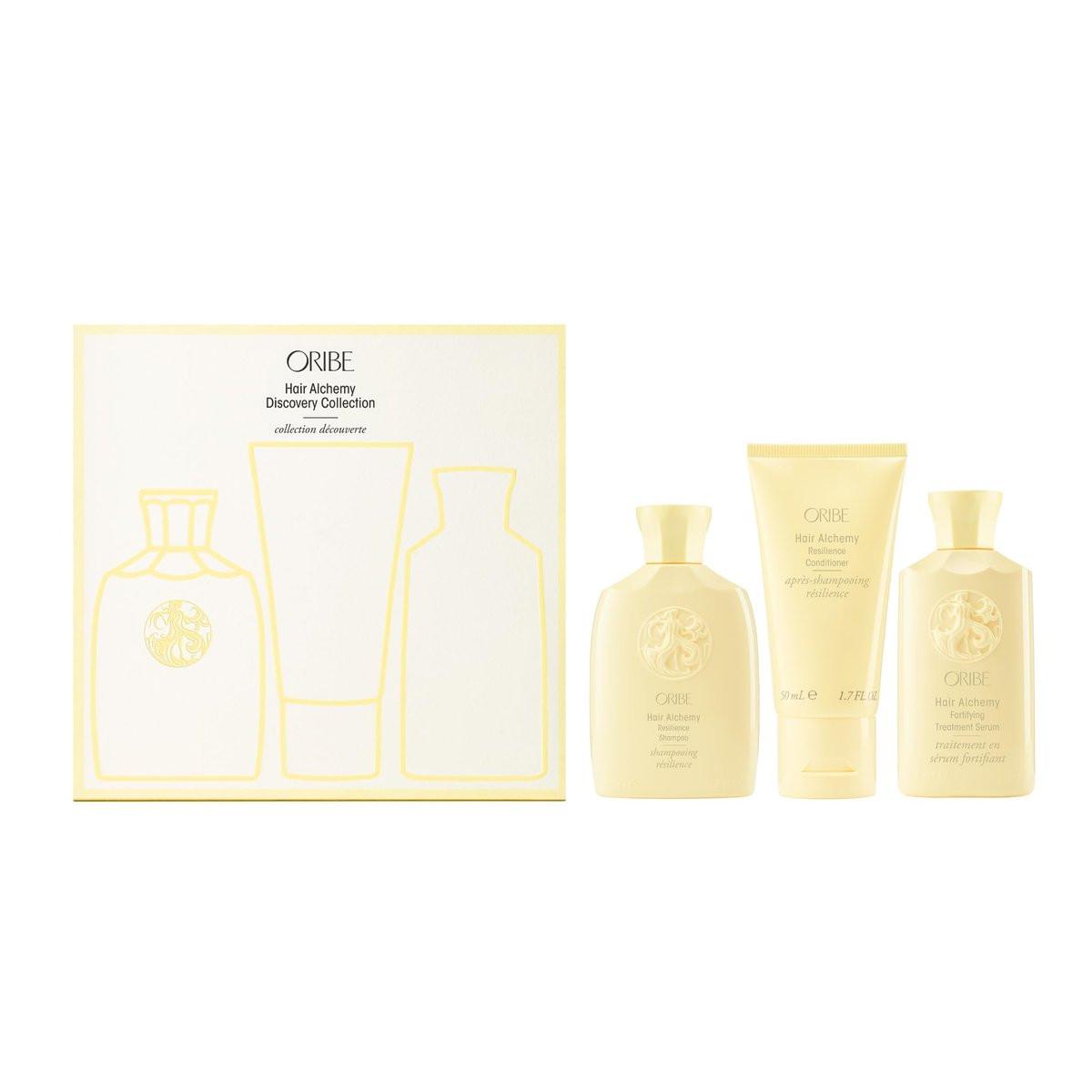 Oribe Hair Alchemy Discovery Set | Reiseset für geschwächtes, brüchiges Haar mit Shampoo, Conditioner und Kräftigendem Treatment Serum