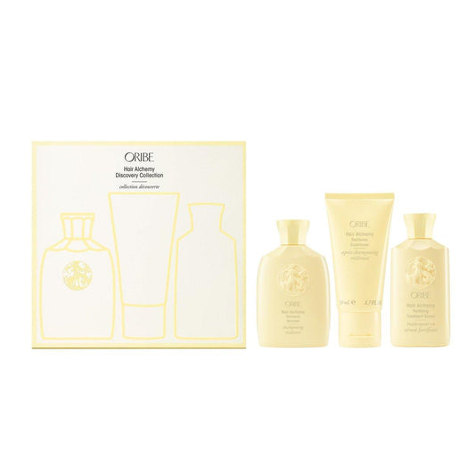 Oribe Hair Alchemy Discovery Set | Reiseset für geschwächtes, brüchiges Haar mit Shampoo, Conditioner und Kräftigendem Treatment Serum
