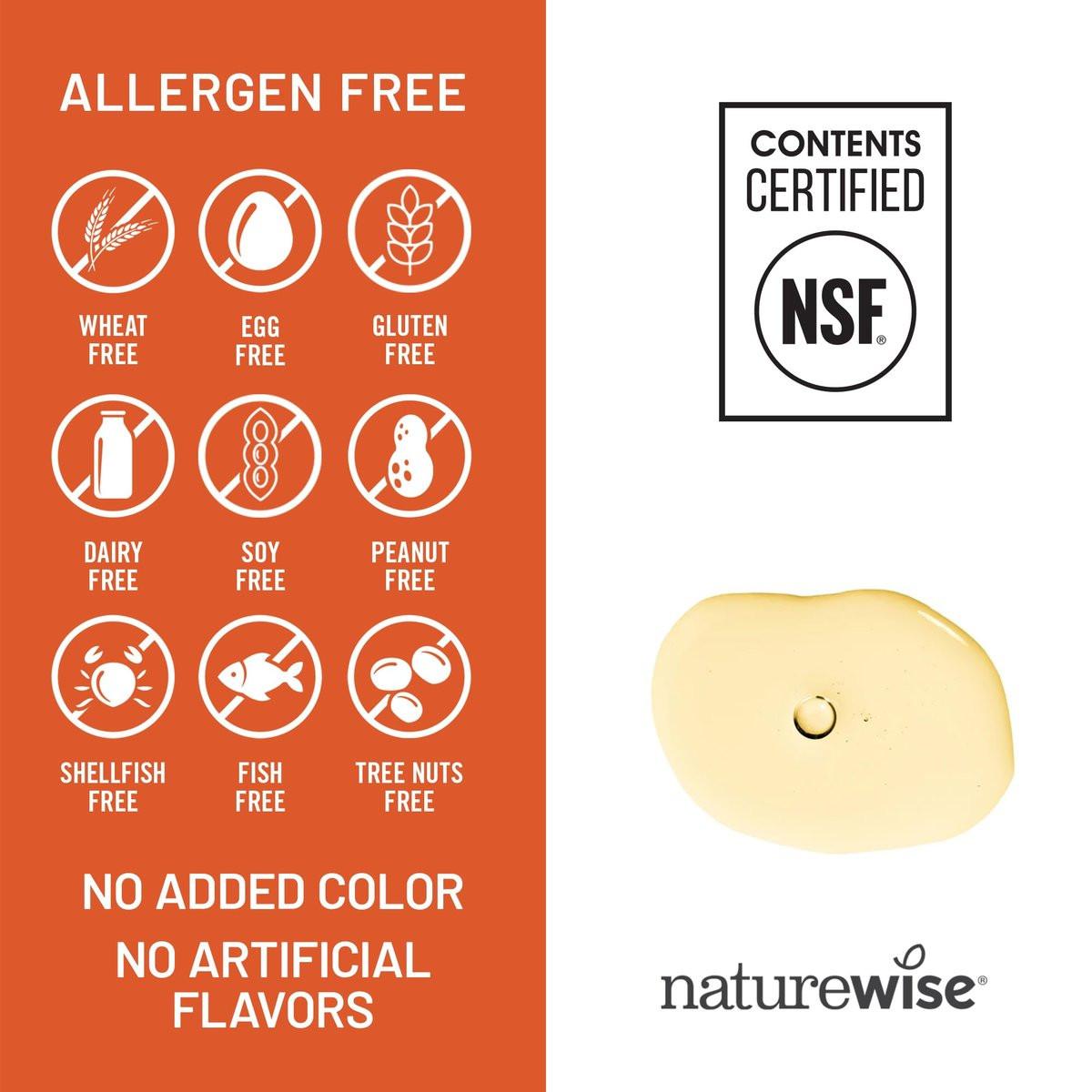 NatureWise Vitamin E 400 IE Weichkapseln (180 mg DL-Alpha) – Milch-, Gluten- & Sojafrei – Antioxidantienreiches Nahrungsergänzungsmittel für Haut-, Herz- und Immunsystemunterstützung – 4-Monatsvorrat, 120 Stück