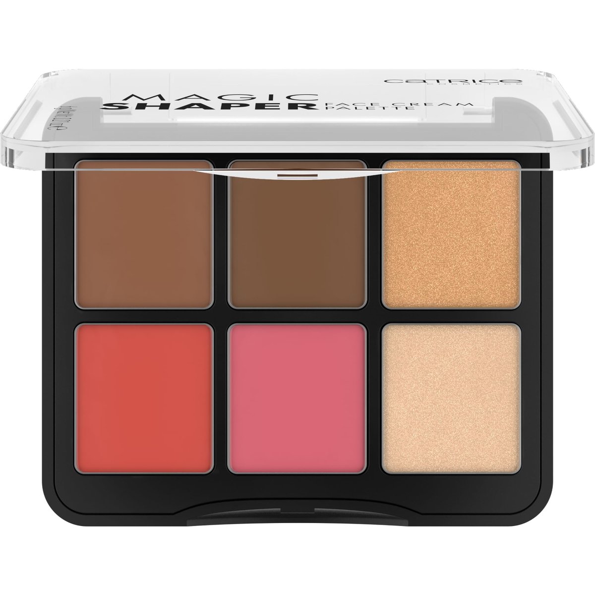 Catrice Magic Shaper Face Cream Palette – Blush, Bronzer & Highlighter | Langanhaltend, nahtlos verblendbar & aufbaubar | Vegan & tierversuchsfrei