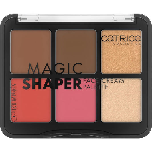 Catrice Magic Shaper Face Cream Palette – Blush, Bronzer & Highlighter | Langanhaltend, nahtlos verblendbar & aufbaubar | Vegan & tierversuchsfrei