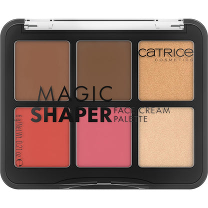 Catrice Magic Shaper Face Cream Palette – Blush, Bronzer & Highlighter | Langanhaltend, nahtlos verblendbar & aufbaubar | Vegan & tierversuchsfrei