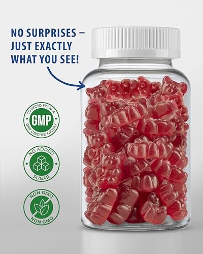 Magnesium Gummis für Kinder & Erwachsene - 100mg - Beruhigende Magnesium-Lutschtabletten - Magnesiumcitrat Kautablette für Stimmung & Muskelunterstützung - Citrato de Magnesio para Niños - 30 Gummis
