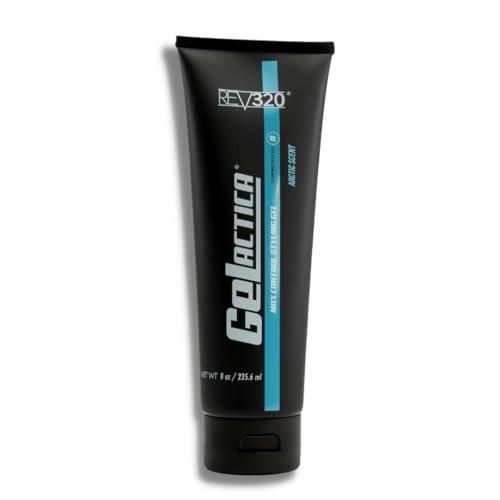 Rev320 Haar Gel für Männer – Alkoholfrei, Starker Halt – Natürliche Extrakte für langanhaltenden Glanz und Slick-Back-Look