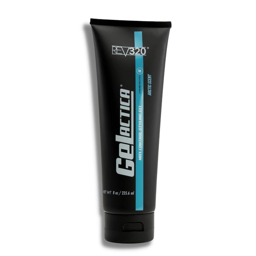 Rev320 Haar Gel für Männer – Alkoholfrei, Starker Halt – Natürliche Extrakte für langanhaltenden Glanz und Slick-Back-Look