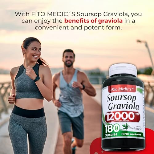 FITO MEDIC'S Lab Graviola Soursop Kapseln – 180 Kapseln | Premium Graviola Supplement