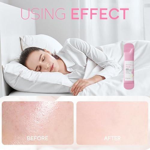 LAIKME Sakura Gesichtspflege-Set für Frauen, 17-teiliges feuchtigkeitsspendendes Hautpflegeset mit Sakura-Creme, Reiniger, Serum, Toner, Augencreme, Lippenmaske, Schlammmaske, Schlafmaske – tägliche Schönheitsroutine