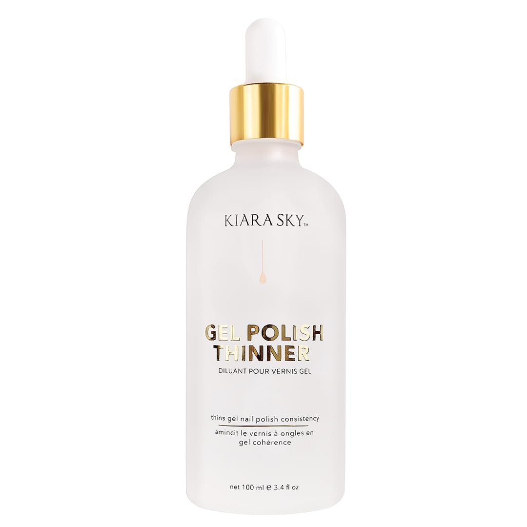Kiara Sky Gel Polish Thinner | Gel-Polish-Verdünner | Wiederbelebung für Gel-Nagellack | Kompatibel mit UV/LED-Lampen | 100 ml