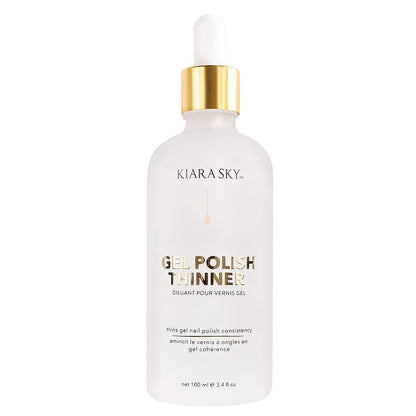 Kiara Sky Gel Polish Thinner | Gel-Polish-Verdünner | Wiederbelebung für Gel-Nagellack | Kompatibel mit UV/LED-Lampen | 100 ml