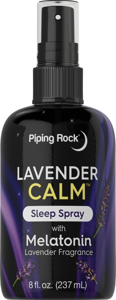 Piping Rock Melatonin Schlafspray für Erwachsene | 240 ml | mit Melatonin & Lavendel für Kissen, Raum & Körper | Nachtruhe-Mist