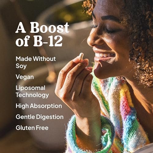 KAL Liposomales Vitamin B12 2500 mcg – Hohe Absorption, Liposomale Technologie, Unterstützt die Zellenergie, Vegane Kapseln, Glutenfrei, Ohne Soja, 30 Portionen