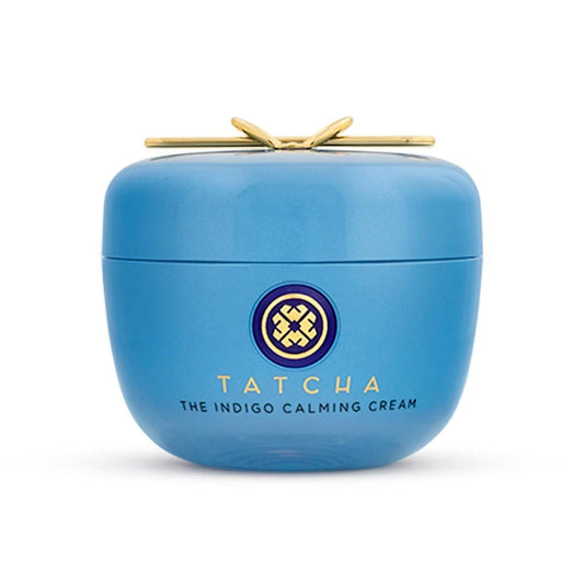 TATCHA Indigo Calming Cream – Feuchtigkeitscreme für Gesichtshaut bei Ekzemen & Rötungen | 50 ml / 1,7 oz