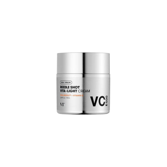 VT COSMETICS Vita-Light Cream | Vitamin C-Creme mit Vitamin B & E, Gesichtscreme für strahlende Haut, trockene, normale oder empfindliche Haut, 50 ml