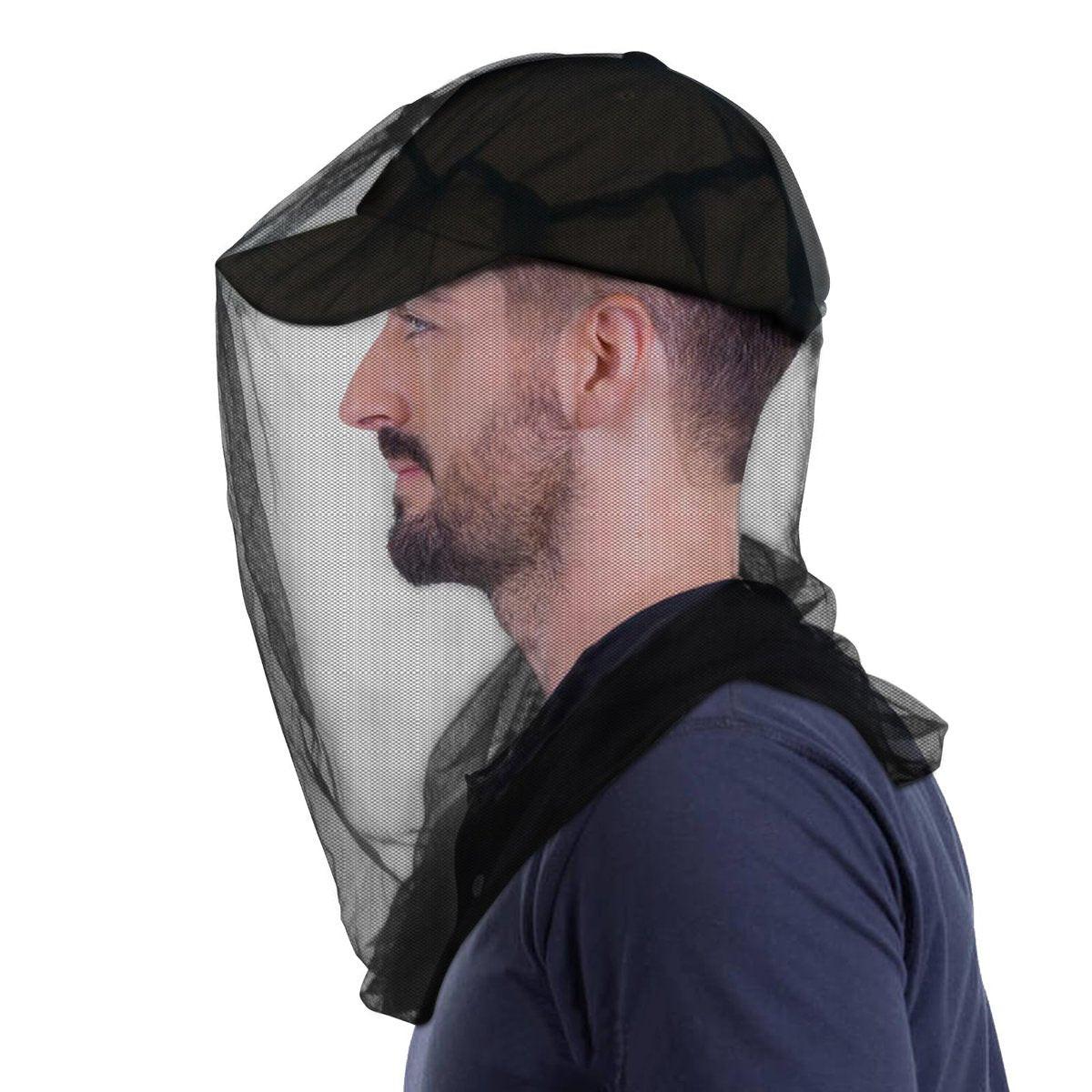 South to East Premium Moskitonetz für Insekten, 2er-Pack, Fliegen- und Käferschutz | Extra groß & lang, feine Maschen für Camping, Wandern, Angeln, Gartenarbeit, Safari, passt auf alle Hüte für Männer & Frauen