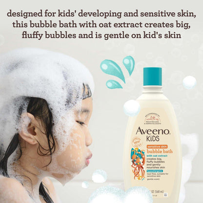 Aveeno Kids Bubble Bad für empfindliche Haut – 19,2 Unzen