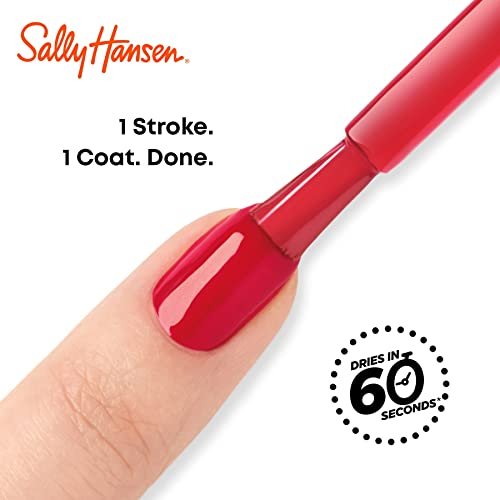 Sally Hansen Insta-Dri Pride Nagellack – Schnelltrocknend, langhaftend, streifenfrei glänzend | 758 A Thing Called Love | Weiches Korallenrot
