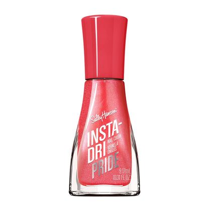 Sally Hansen Insta-Dri Pride Nagellack – Schnelltrocknend, langhaftend, streifenfrei glänzend | 758 A Thing Called Love | Weiches Korallenrot