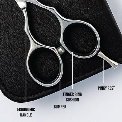 Ronin Haarscheren Set von Tokko Katana – Professionelles Friseur-Scherset, 6,5 Zoll scharfe Edelstahl-Schere & Ausdünnschere für Barber, Friseure, Salon & DIY