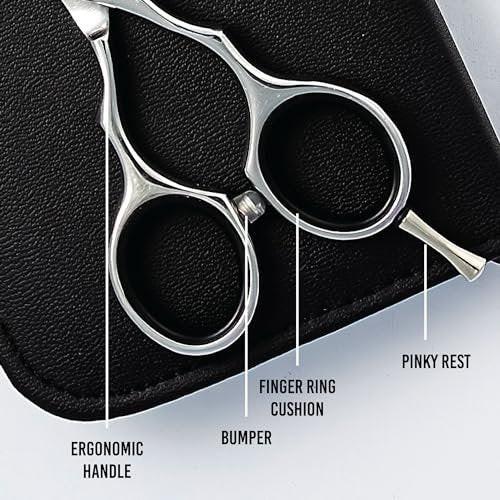 Ronin Haarscheren Set von Tokko Katana – Professionelles Friseur-Scherset, 6,5 Zoll scharfe Edelstahl-Schere & Ausdünnschere für Barber, Friseure, Salon & DIY