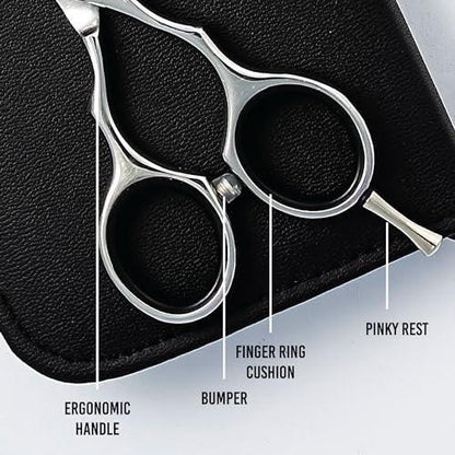 Ronin Haarscheren Set von Tokko Katana – Professionelles Friseur-Scherset, 6,5 Zoll scharfe Edelstahl-Schere & Ausdünnschere für Barber, Friseure, Salon & DIY