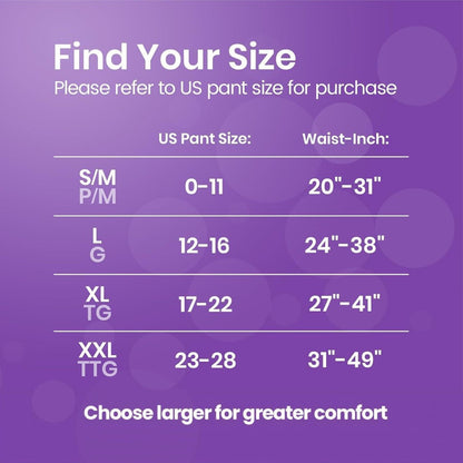 SUNKISS INTIMATES Einweg-Periode-Unterwäsche für Frauen bei starkem Blutfluss, Low-Rise, unparfümiert, Postpartum-Essentials, Schwarz, Small/Medium, 10 Stück