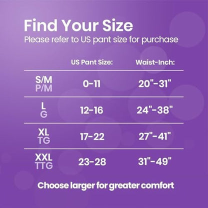 SUNKISS INTIMATES Einweg-Periode-Unterwäsche für Frauen bei starkem Blutfluss, Low-Rise, unparfümiert, Postpartum-Essentials, Schwarz, Small/Medium, 10 Stück