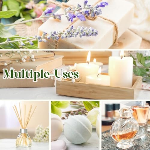 Ätherische Öle Set - 12 Stück Bio Aromatherapie Öl Kit für Diffuser, Luftbefeuchter, Massage, Seife, Kerzenherstellung (5 mL)