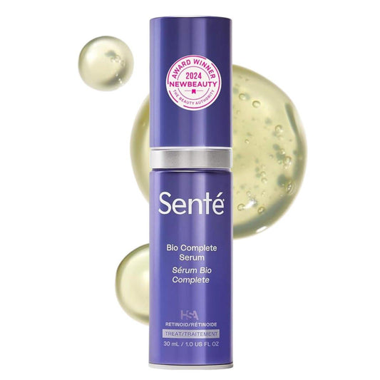 Senté Bio Complete Serum – Retinoid-Serum für empfindliche Haut, pflegend, feuchtigkeitsspendend und gegen fahle & alternde Haut, 30 ml