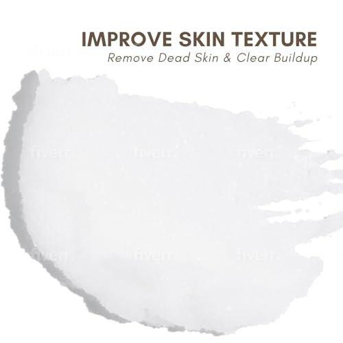 Manjeri Skincare Coconut Bliss Body Scrub – Luxuriöses Peeling für geschmeidig weiche Haut, entfernt abgestorbene Hautzellen, feuchtigkeitsspendend und pflegend (6,3 Unzen)