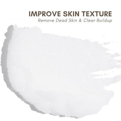 Manjeri Skincare Coconut Bliss Body Scrub – Luxuriöses Peeling für geschmeidig weiche Haut, entfernt abgestorbene Hautzellen, feuchtigkeitsspendend und pflegend (6,3 Unzen)