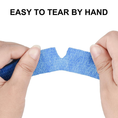 12er-Pack Selbstklebende Bandage 2,5 cm – Kohäsive Bandage für Hunde, Haustiere, Sport & Erste Hilfe (bunte Farben)