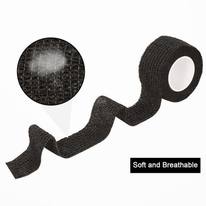 12er-Pack Selbstklebende Bandage 2,5 cm – Kohäsive Bandage für Hunde, Haustiere, Sport & Erste Hilfe (bunte Farben)