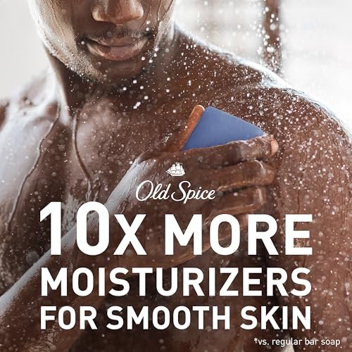 Old Spice Premium Bar Soap Seas The Day – Eukalyptus & Kokoscreme Duft, mit pflanzlichen Reinigern, 5,0 oz (6er Pack)