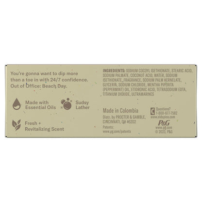 Old Spice Premium Bar Soap Seas The Day – Eukalyptus & Kokoscreme Duft, mit pflanzlichen Reinigern, 5,0 oz (6er Pack)