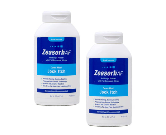Zeasorb Super Absorbierendes Antifungal-Puder gegen Jock Itch, 2,5 Unzen (2er-Pack)